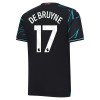 Maglia ufficiale Manchester City De Bruyne 17 Alternativa 2023-24 per Bambino